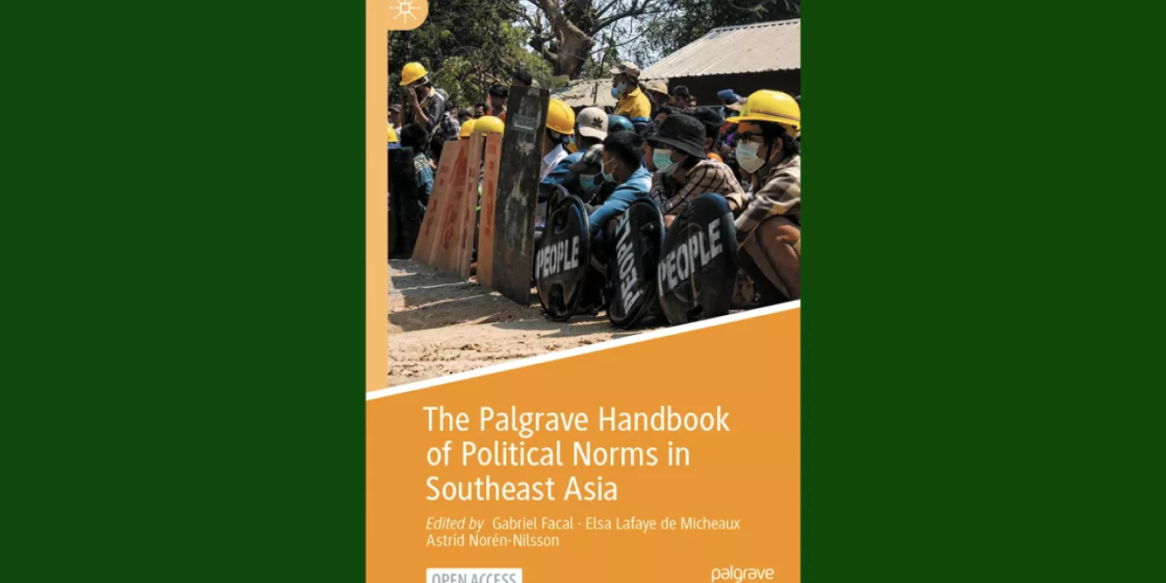 cover of the book "Palgrave Handbook on contemporary political norm dynamics in Southeast Asia"